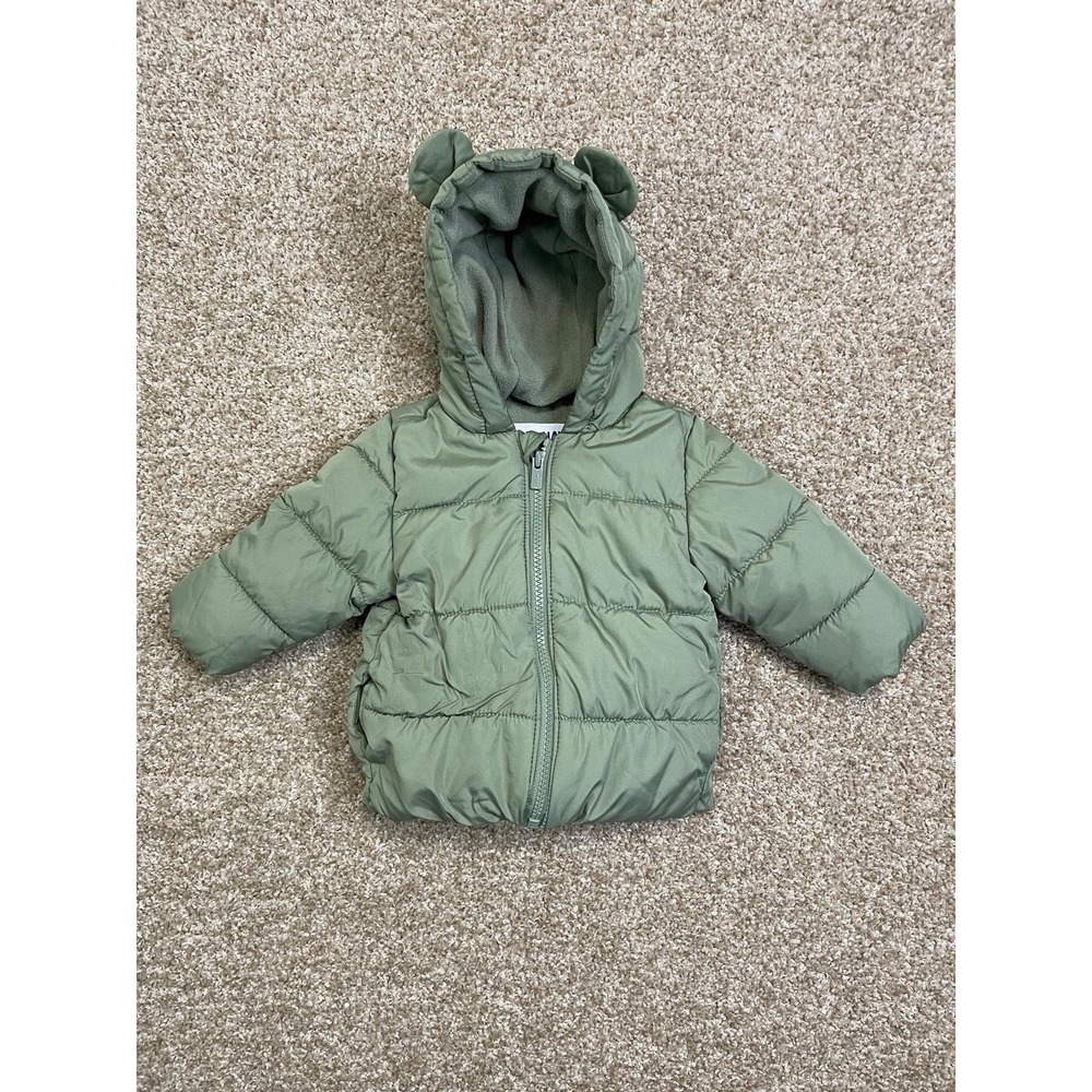Old Navy Puffer Coat Navy Blue Boys Size 6/12‎ M